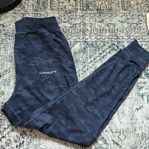 Alphalete Blue Camo Joggers